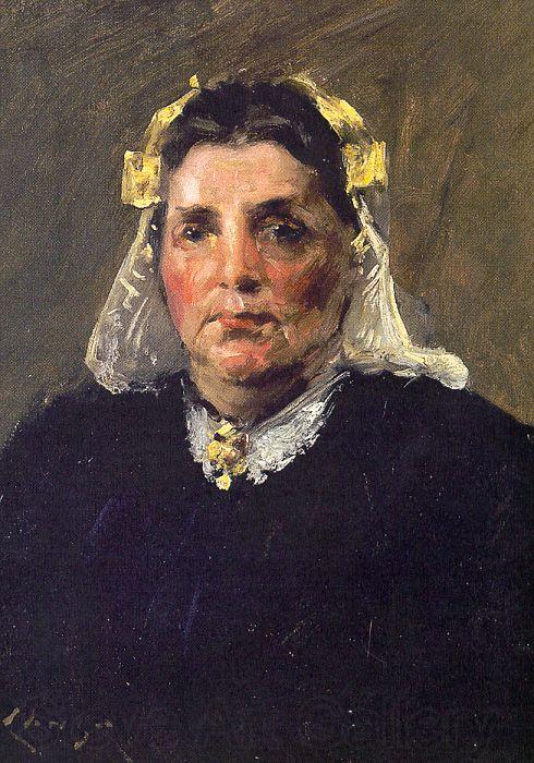 Chase, William Merritt Woman of Holland Spain oil painting art